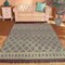 Baxton Studio Heino Modern and Contemporary Ivory and Charcoal Handwoven Wool Area Rug 187-11803-Zoro - alternate 2